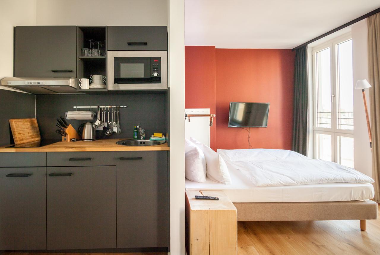 Staycity Aparthotels Dresden City Centre Exterior photo Studio apartment